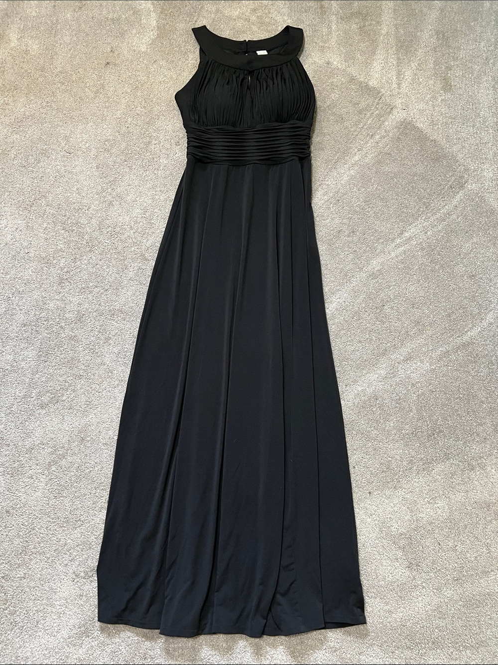 Sangria formal MAXI black dress 6